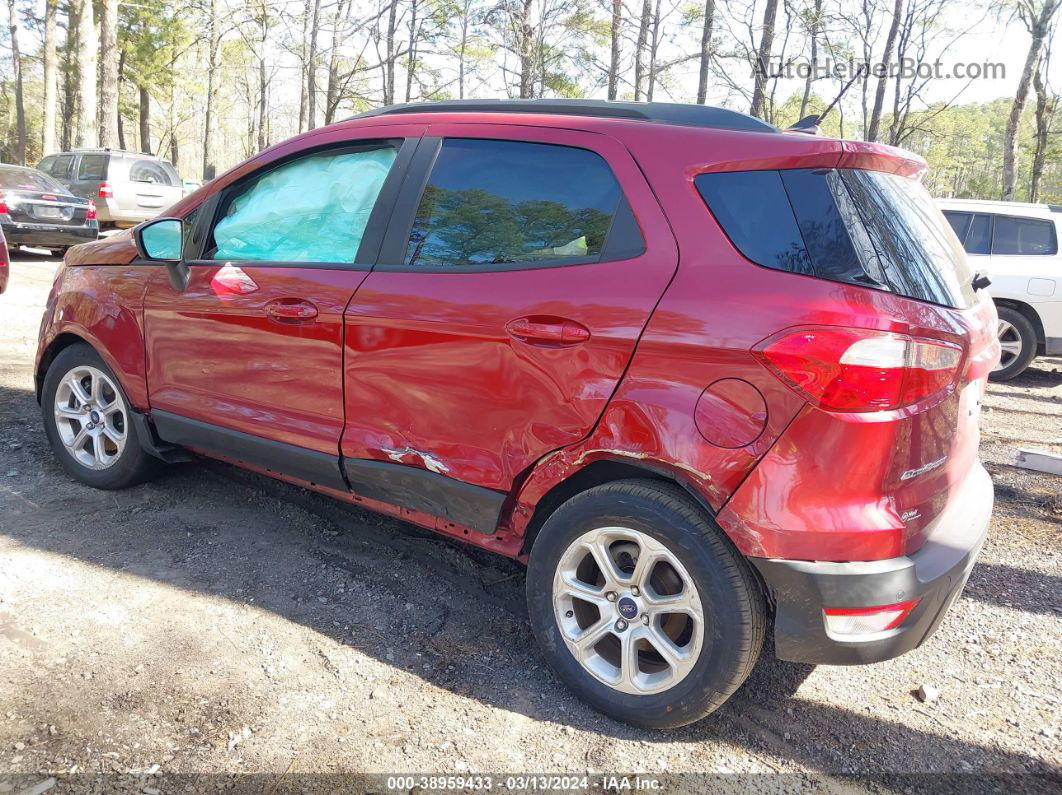 2019 Ford Ecosport Se Red vin: MAJ3S2GE4KC285443