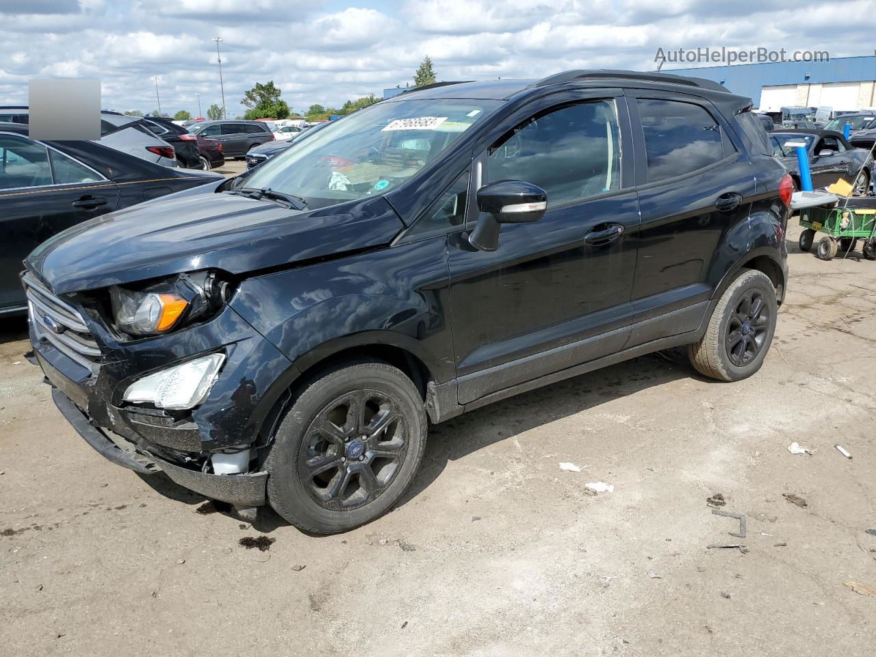 2019 Ford Ecosport Se Black vin: MAJ3S2GE4KC295275