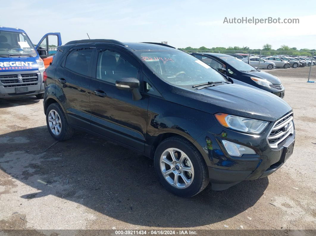 2019 Ford Ecosport Se Black vin: MAJ3S2GE4KC308400