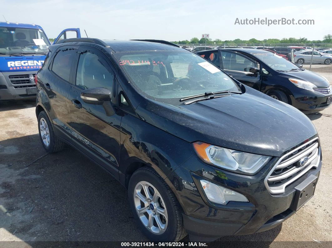 2019 Ford Ecosport Se Black vin: MAJ3S2GE4KC308400