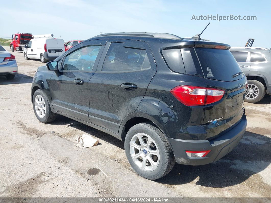 2019 Ford Ecosport Se Black vin: MAJ3S2GE4KC308400