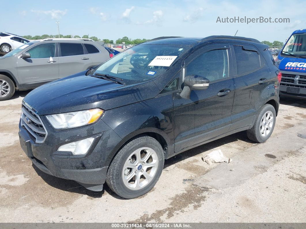 2019 Ford Ecosport Se Black vin: MAJ3S2GE4KC308400