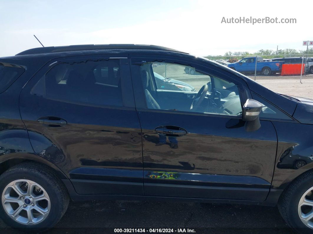 2019 Ford Ecosport Se Black vin: MAJ3S2GE4KC308400