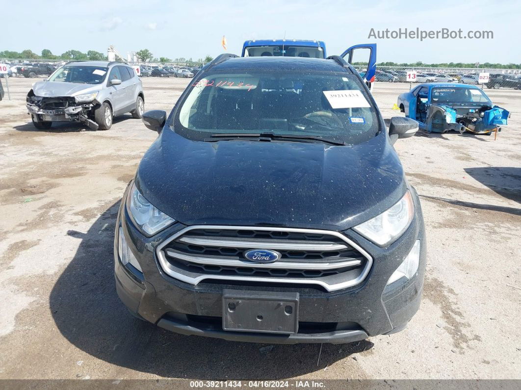 2019 Ford Ecosport Se Black vin: MAJ3S2GE4KC308400