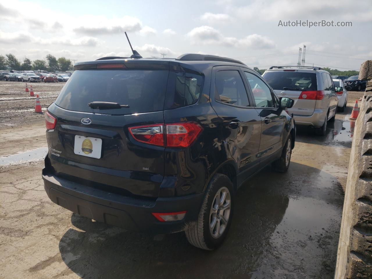 2020 Ford Ecosport Se Black vin: MAJ3S2GE4LC320676