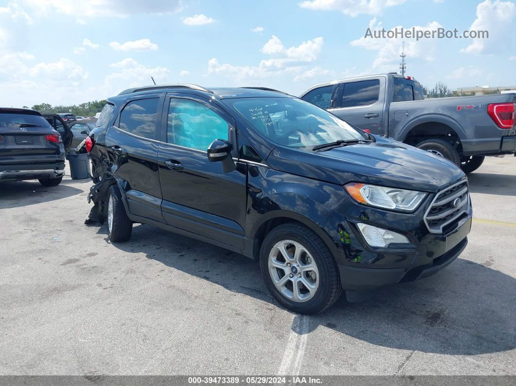 2020 Ford Ecosport Se Black vin: MAJ3S2GE4LC321780