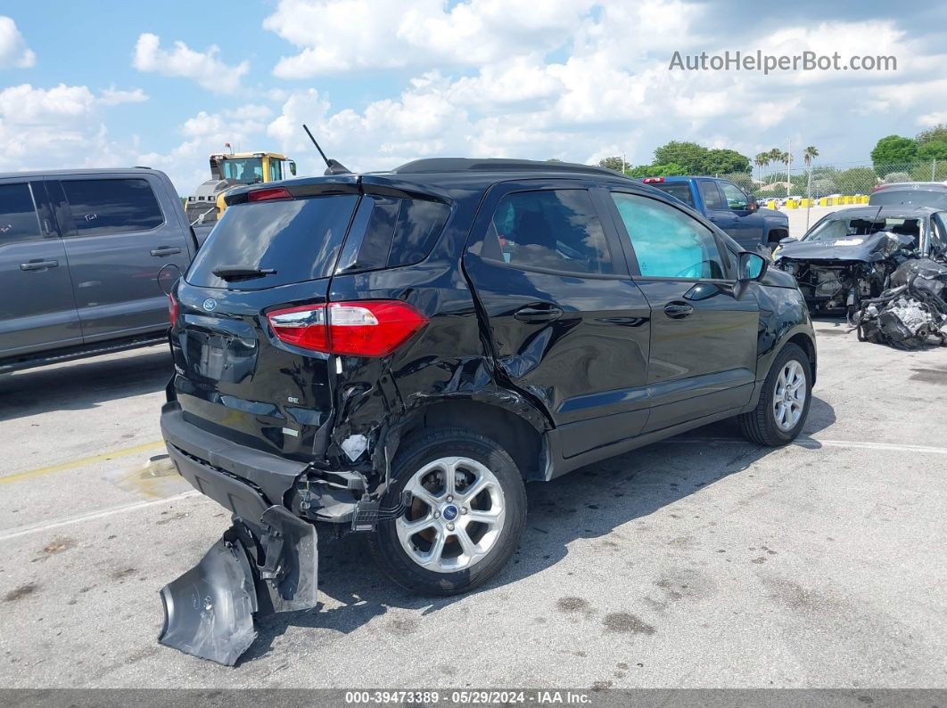 2020 Ford Ecosport Se Black vin: MAJ3S2GE4LC321780