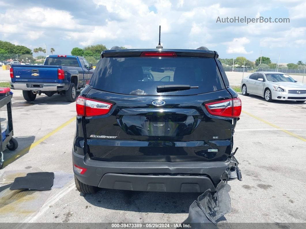 2020 Ford Ecosport Se Black vin: MAJ3S2GE4LC321780