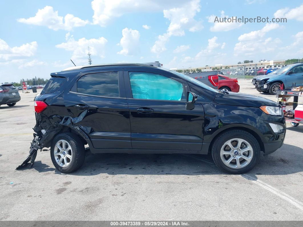 2020 Ford Ecosport Se Black vin: MAJ3S2GE4LC321780