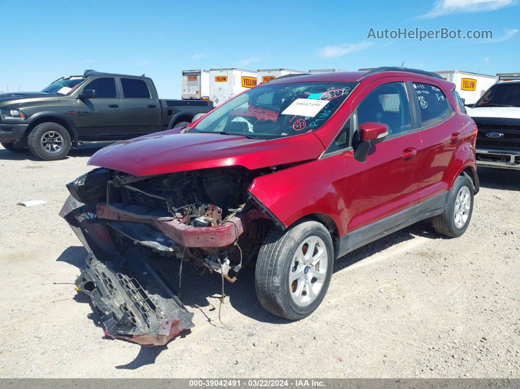 2020 Ford Ecosport Se Red vin: MAJ3S2GE4LC324419