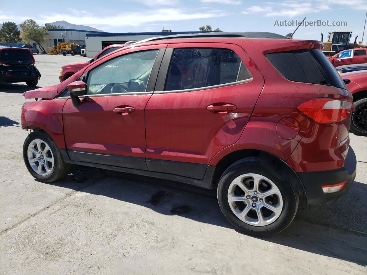 2020 Ford Ecosport Se Maroon vin: MAJ3S2GE4LC324419