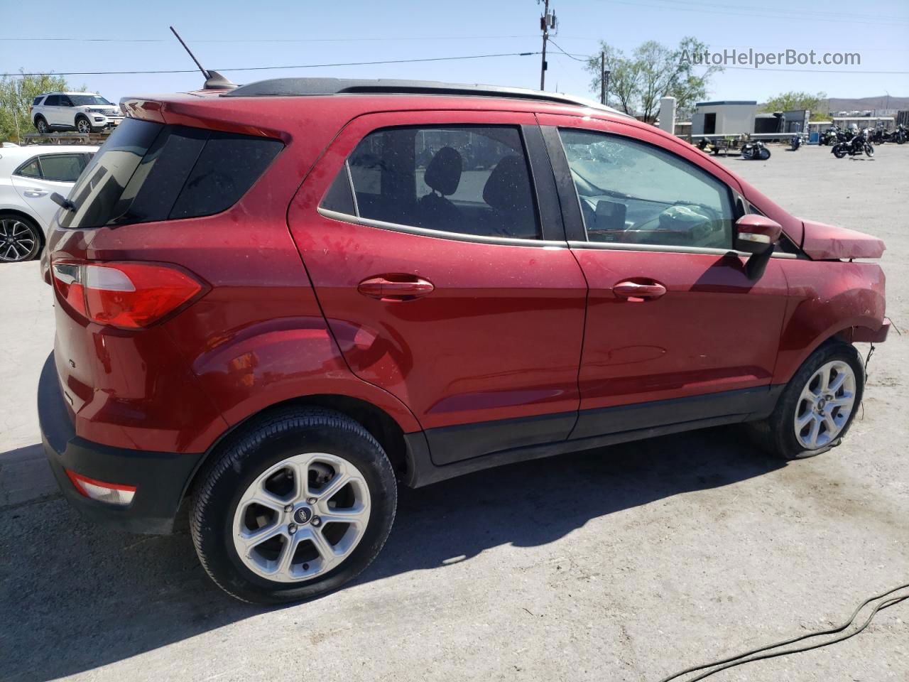 2020 Ford Ecosport Se Maroon vin: MAJ3S2GE4LC324419