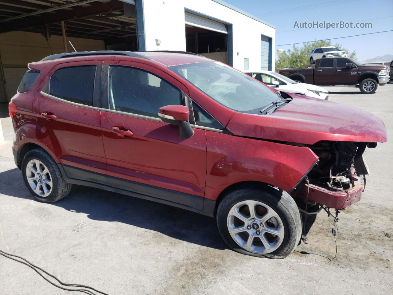 2020 Ford Ecosport Se Maroon vin: MAJ3S2GE4LC324419