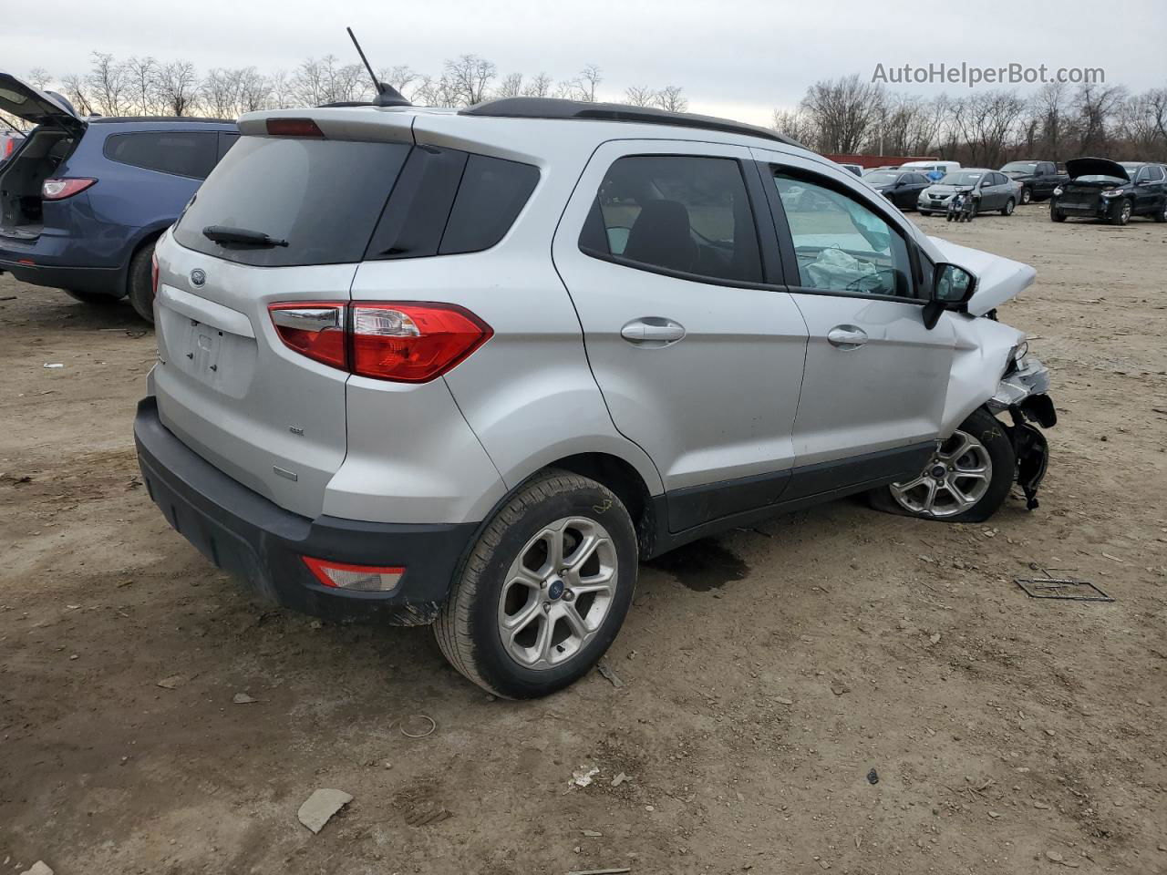 2020 Ford Ecosport Se Silver vin: MAJ3S2GE4LC352611