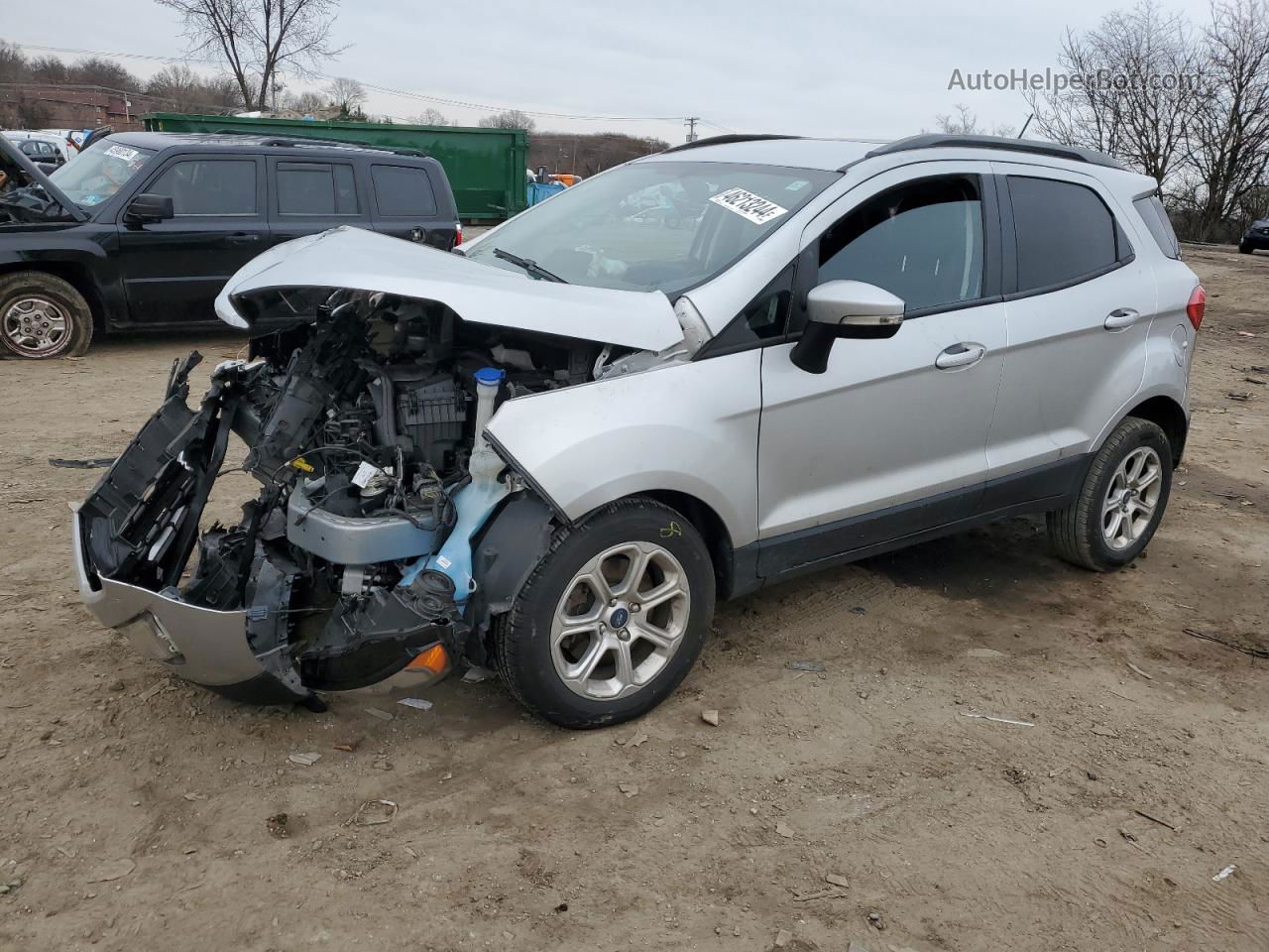 2020 Ford Ecosport Se Silver vin: MAJ3S2GE4LC352611