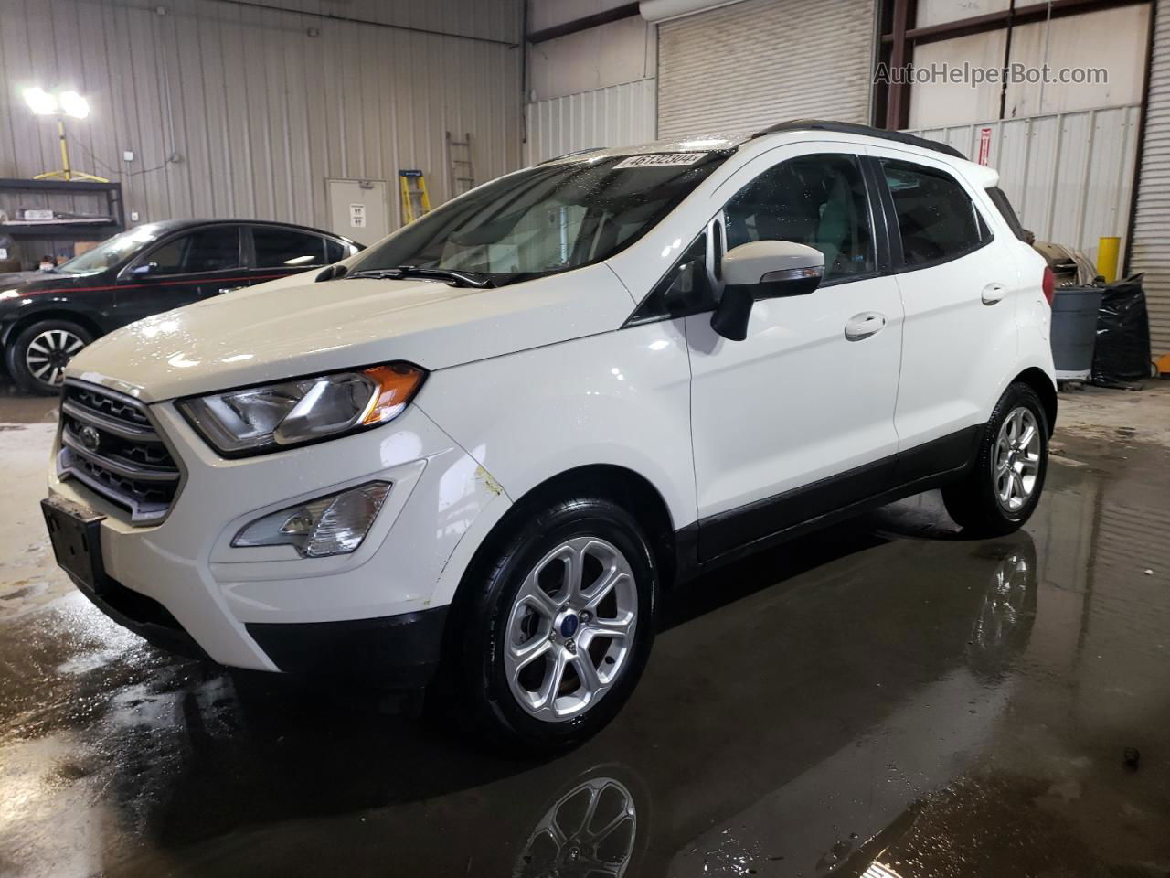 2019 Ford Ecosport Se White vin: MAJ3S2GE5KC254041