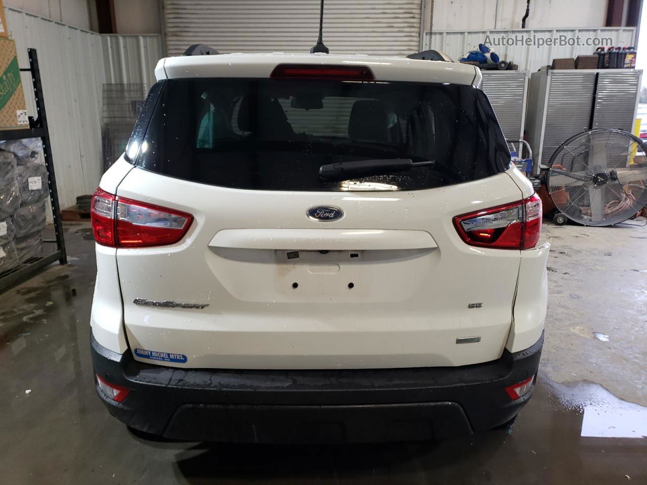 2019 Ford Ecosport Se Белый vin: MAJ3S2GE5KC254041