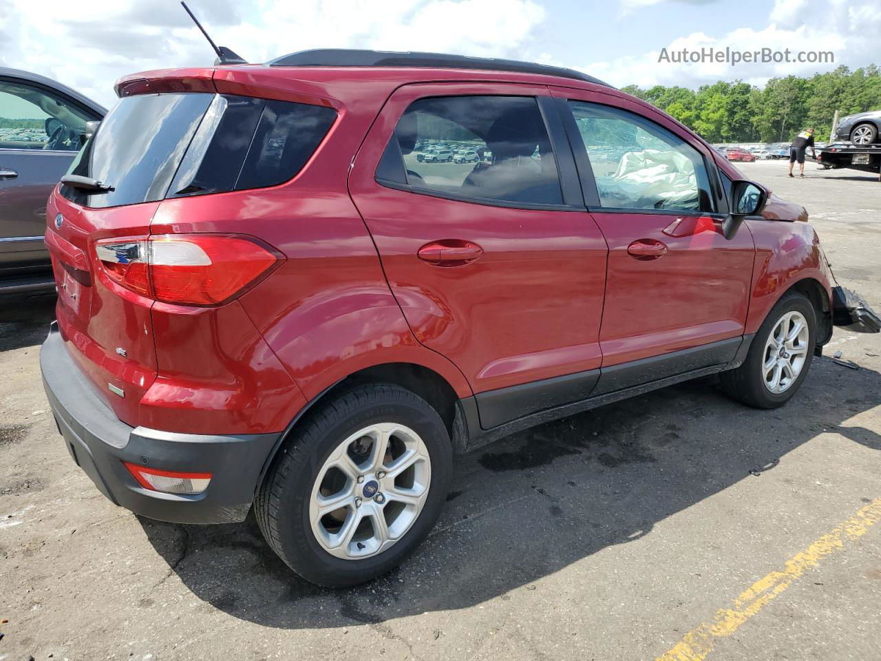 2019 Ford Ecosport Se Red vin: MAJ3S2GE5KC257960