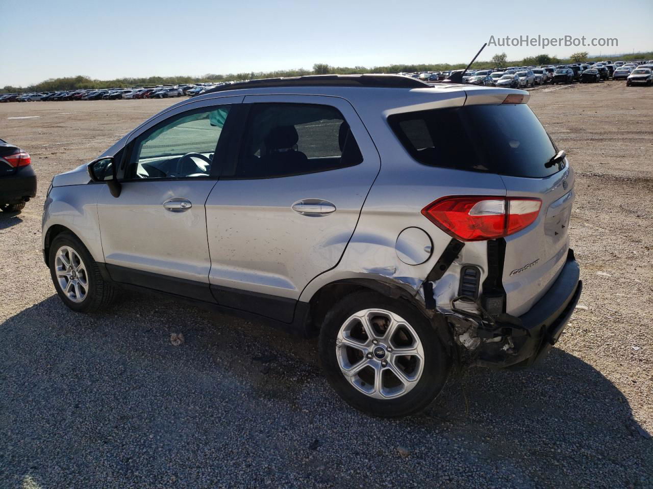 2019 Ford Ecosport Se Silver vin: MAJ3S2GE5KC262883