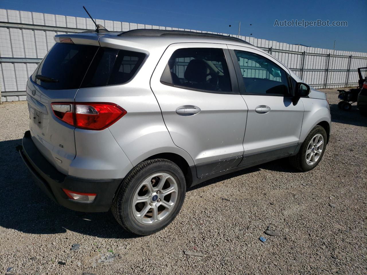 2019 Ford Ecosport Se Серебряный vin: MAJ3S2GE5KC262883