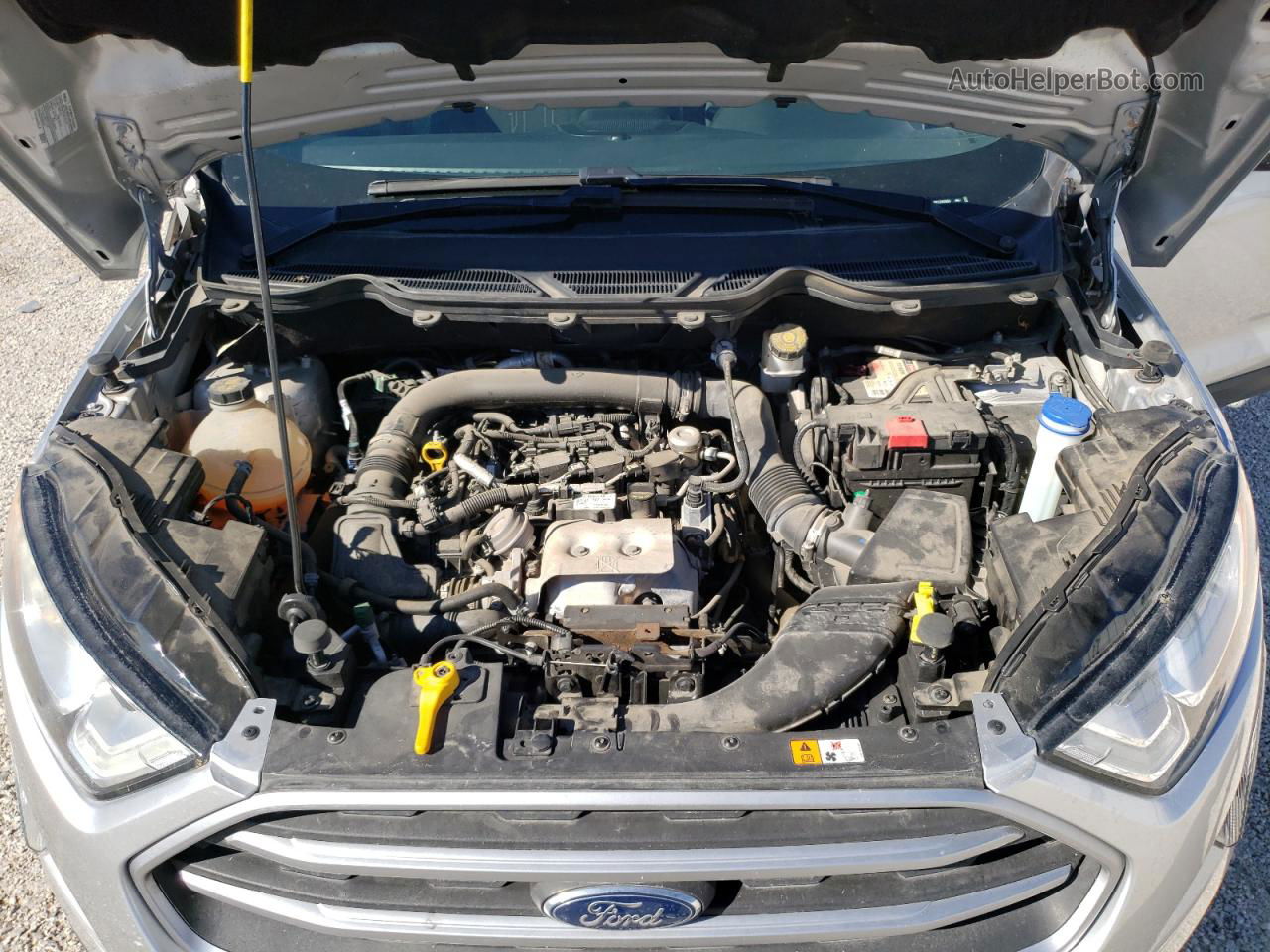 2019 Ford Ecosport Se Silver vin: MAJ3S2GE5KC262883