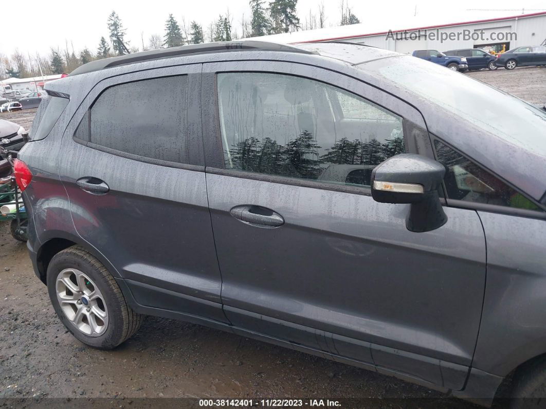 2019 Ford Ecosport Se Gray vin: MAJ3S2GE5KC283023