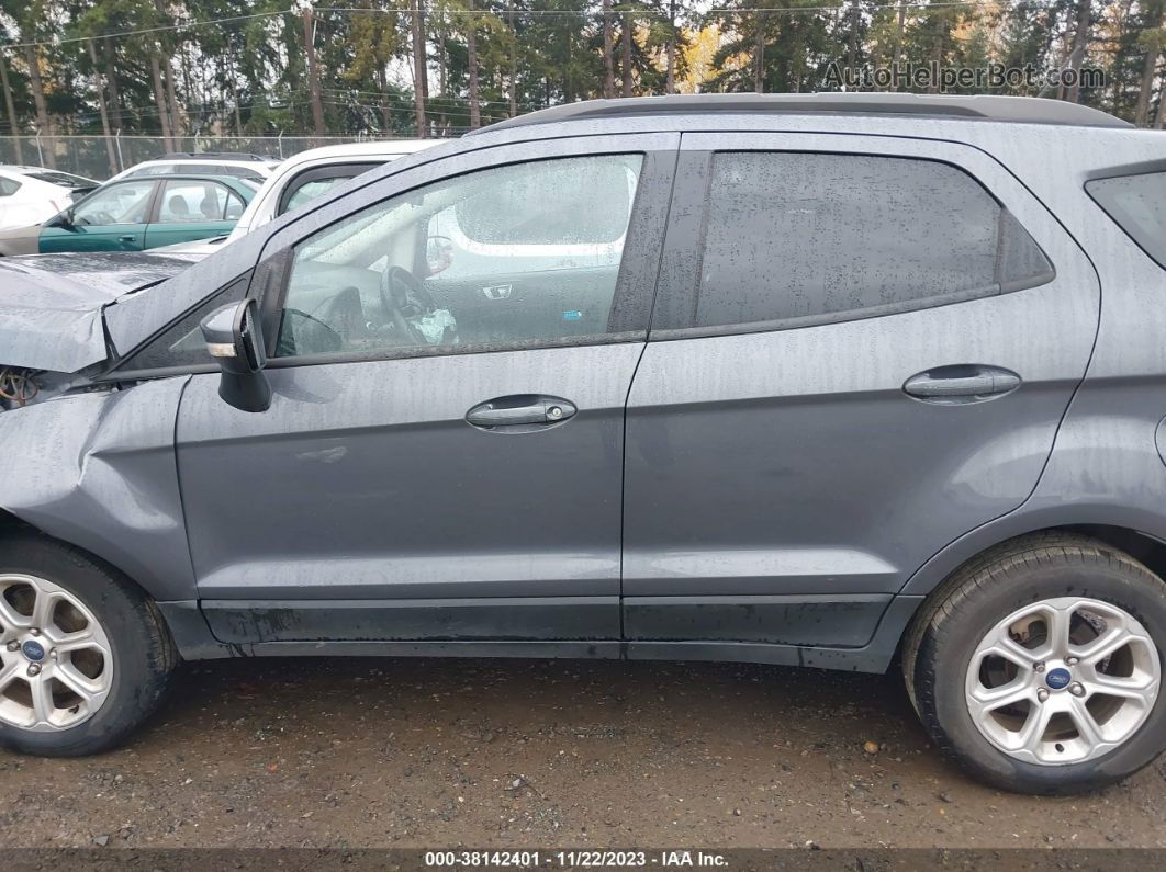 2019 Ford Ecosport Se Gray vin: MAJ3S2GE5KC283023