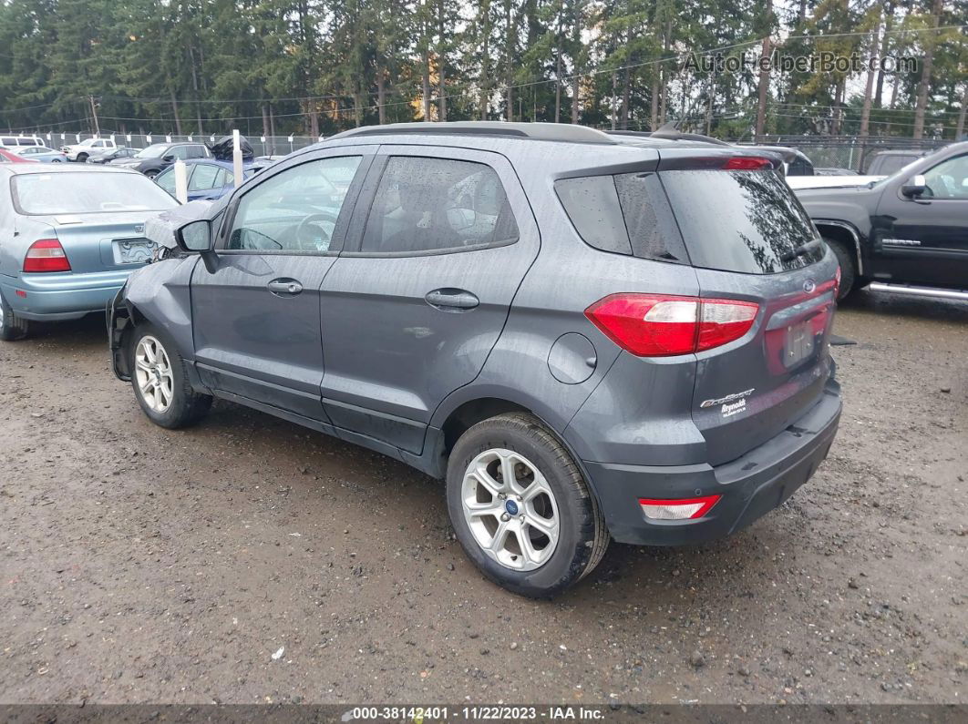 2019 Ford Ecosport Se Gray vin: MAJ3S2GE5KC283023