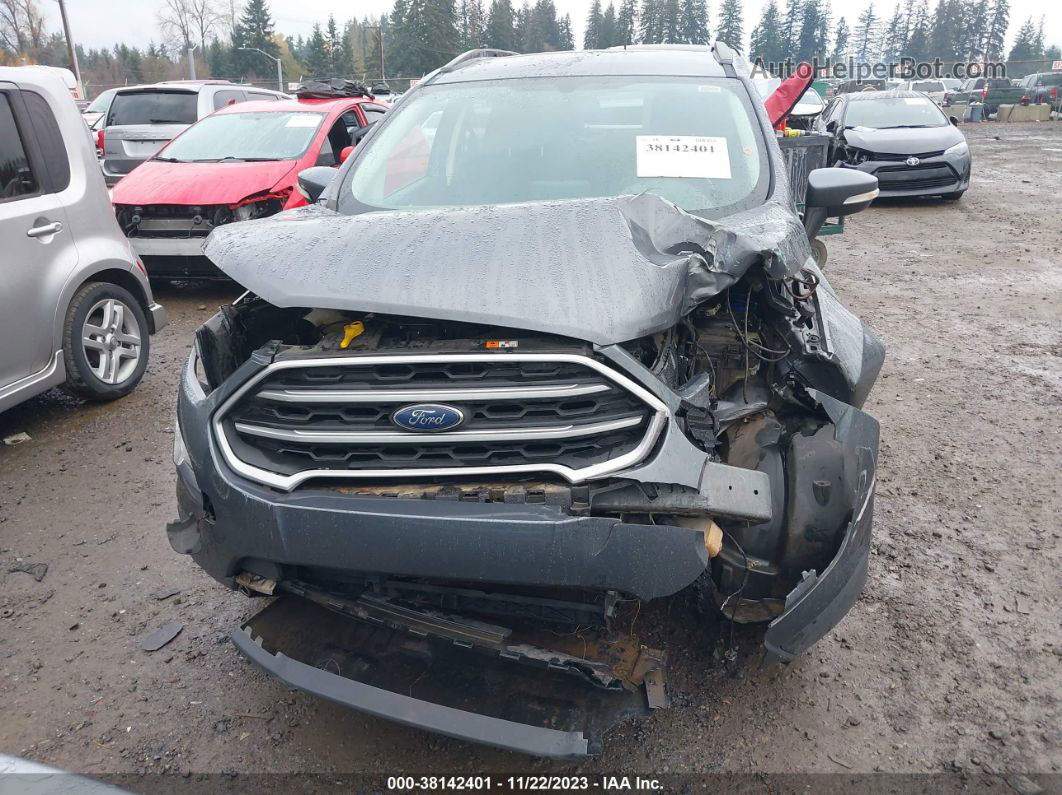 2019 Ford Ecosport Se Gray vin: MAJ3S2GE5KC283023