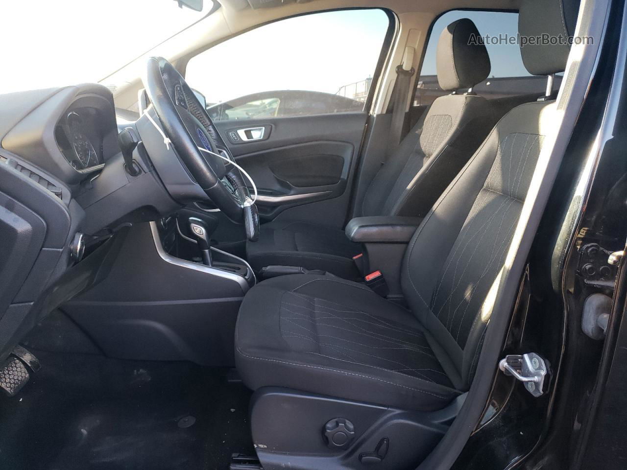 2019 Ford Ecosport Se Черный vin: MAJ3S2GE5KC291297