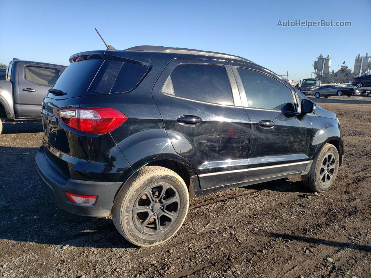 2019 Ford Ecosport Se Black vin: MAJ3S2GE5KC291297