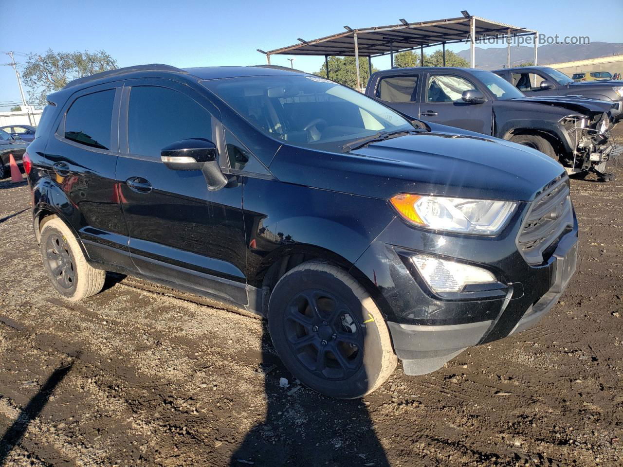 2019 Ford Ecosport Se Black vin: MAJ3S2GE5KC291297