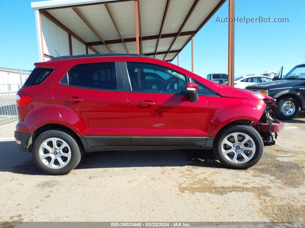 2019 Ford Ecosport Se Red vin: MAJ3S2GE5KC295043