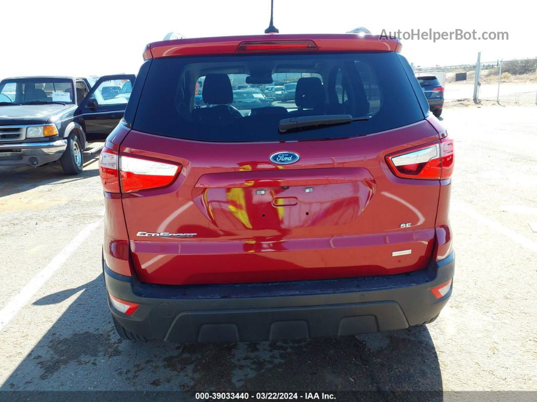 2019 Ford Ecosport Se Red vin: MAJ3S2GE5KC295043