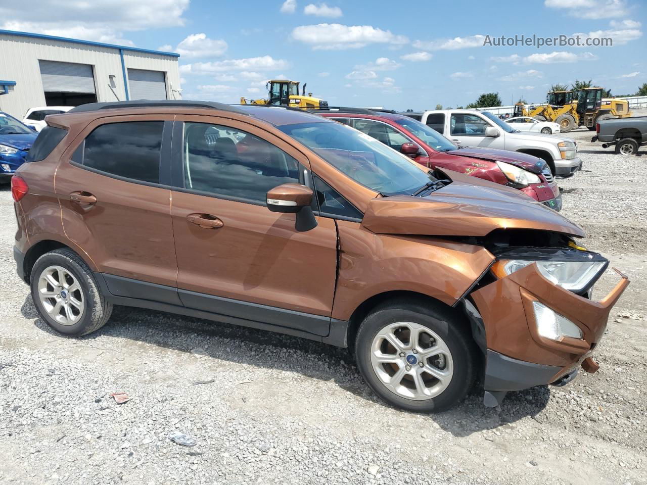 2019 Ford Ecosport Se Orange vin: MAJ3S2GE5KC299867