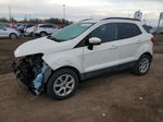 2019 Ford Ecosport Se White vin: MAJ3S2GE5KC307076