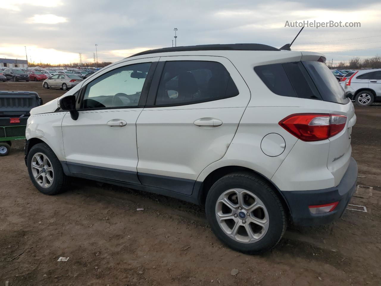 2019 Ford Ecosport Se Белый vin: MAJ3S2GE5KC307076