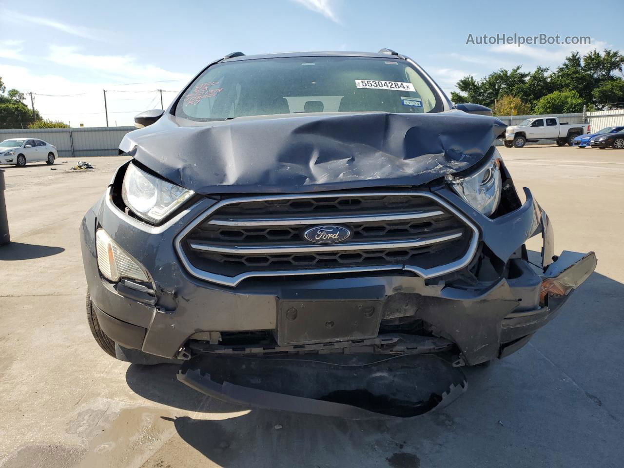 2019 Ford Ecosport Se Серый vin: MAJ3S2GE5KC308227