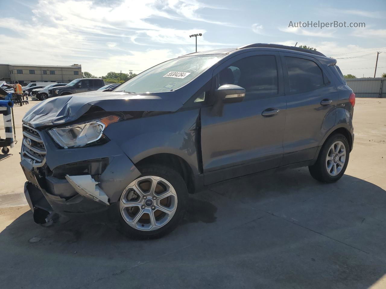 2019 Ford Ecosport Se Серый vin: MAJ3S2GE5KC308227