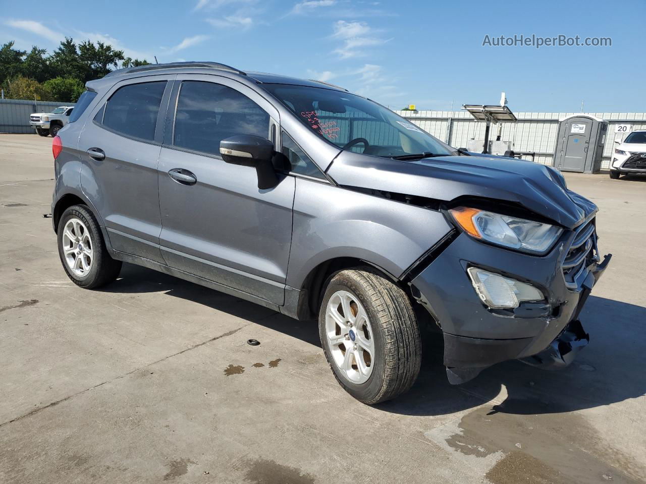 2019 Ford Ecosport Se Серый vin: MAJ3S2GE5KC308227