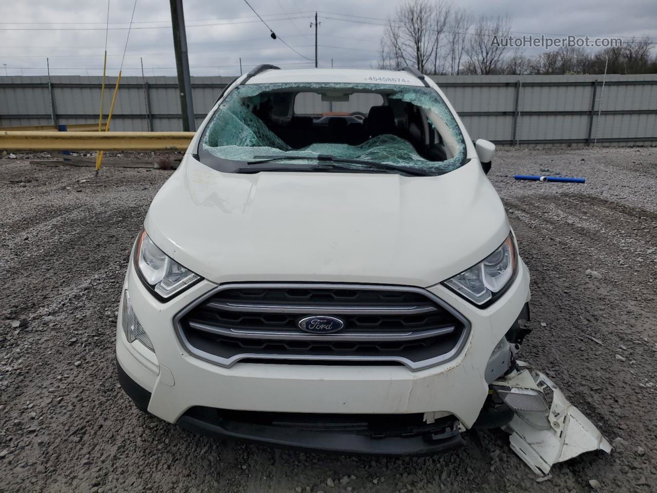 2020 Ford Ecosport Se White vin: MAJ3S2GE5LC321755