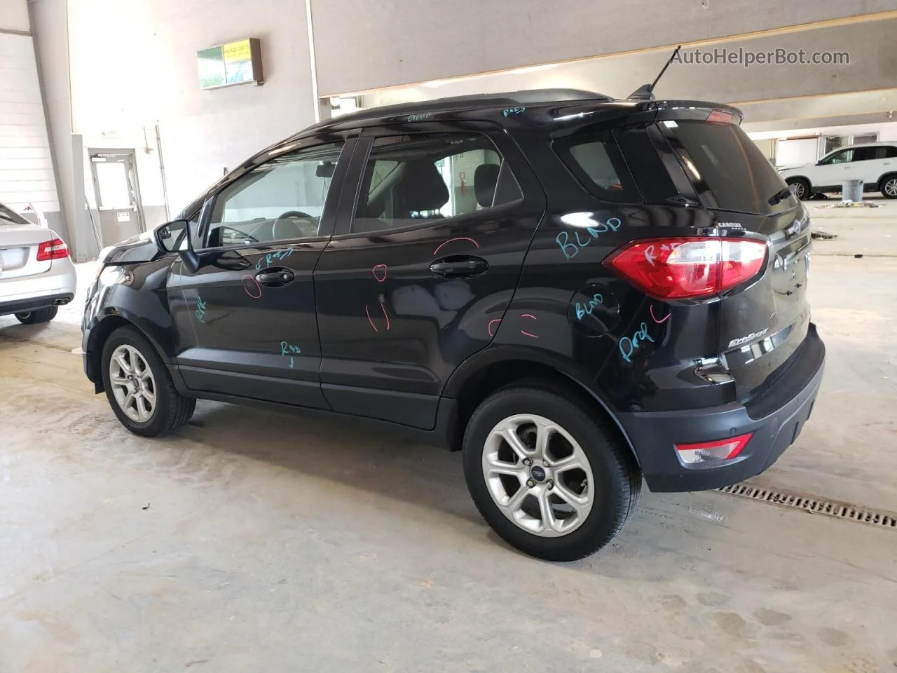 2020 Ford Ecosport Se Black vin: MAJ3S2GE5LC363004