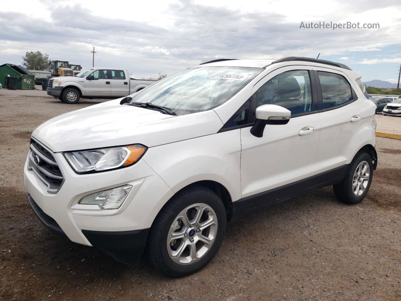 2020 Ford Ecosport Se White vin: MAJ3S2GE5LC367845