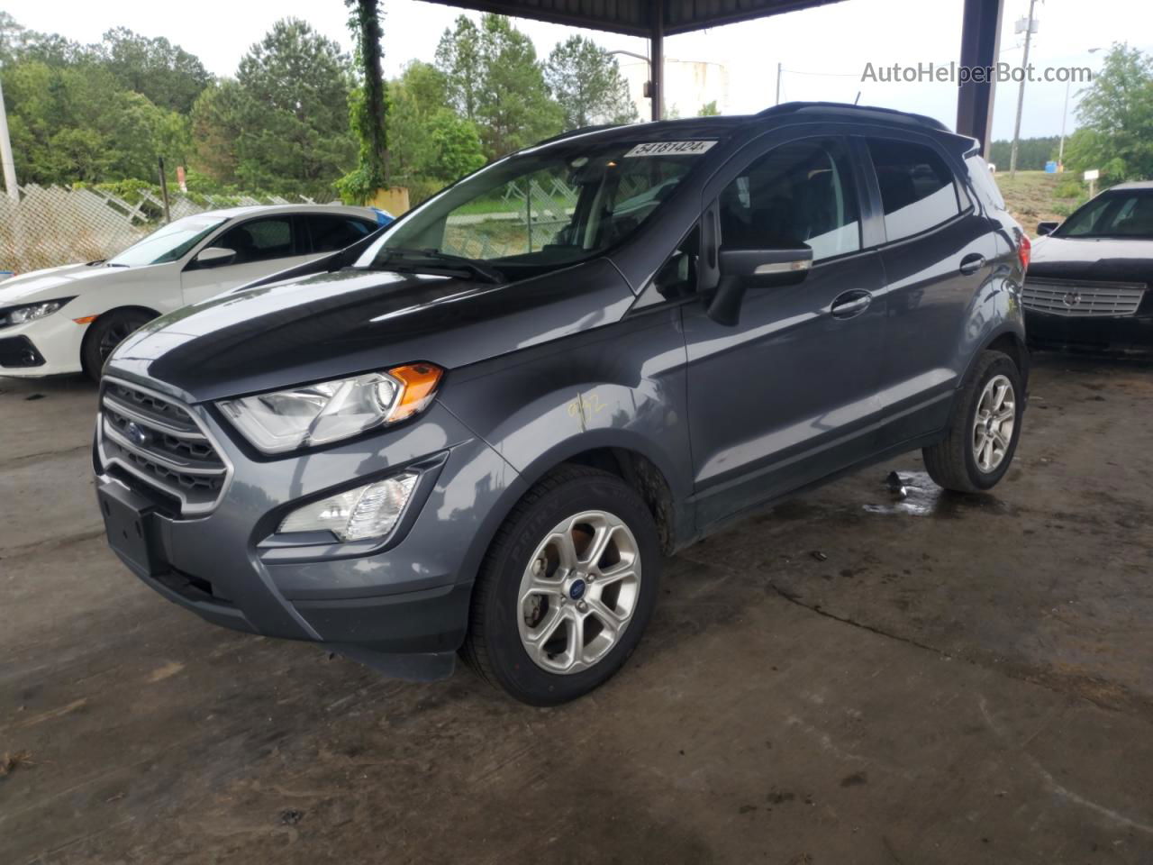 2020 Ford Ecosport Se Gray vin: MAJ3S2GE5LC385536