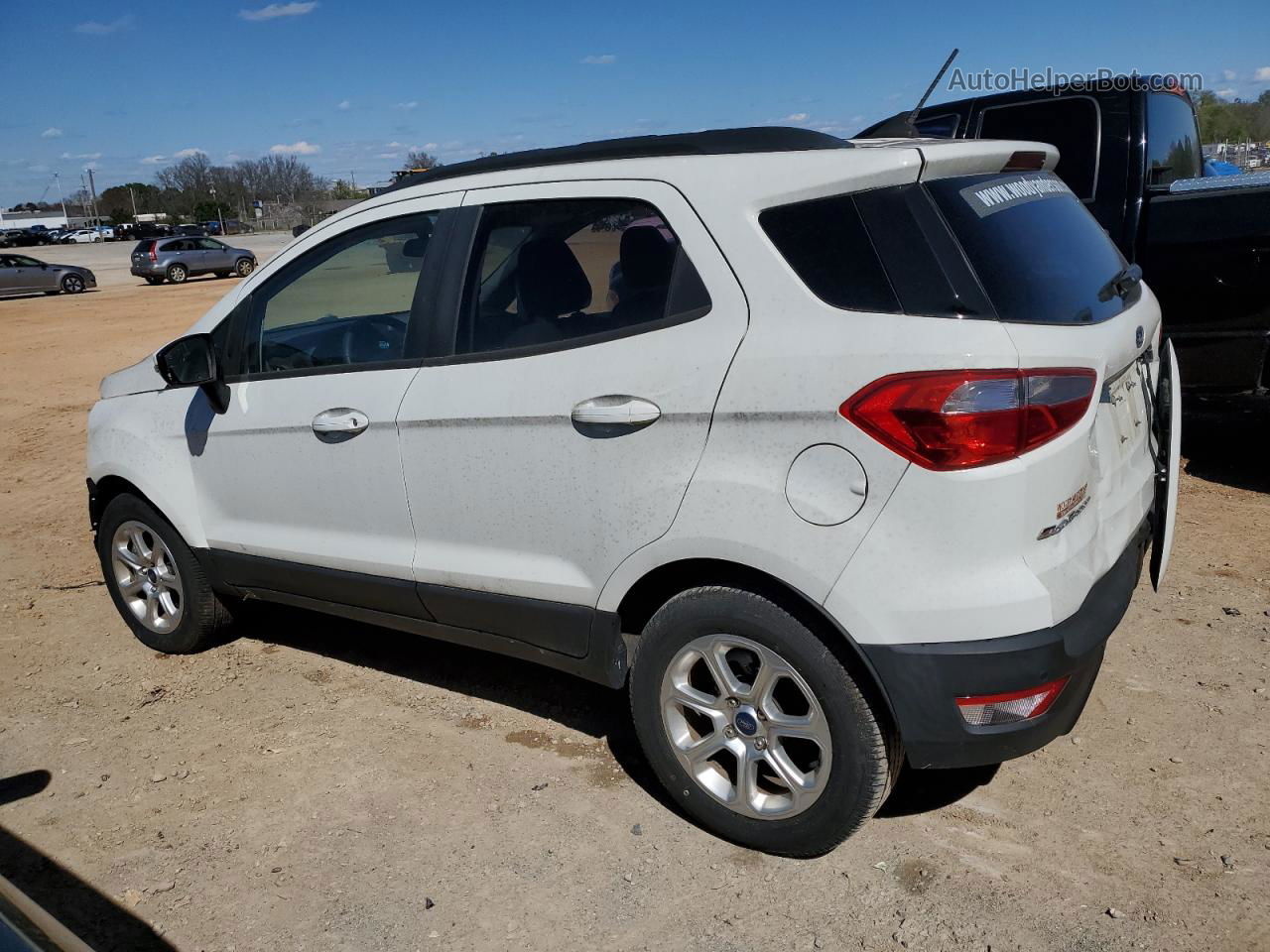 2019 Ford Ecosport Se White vin: MAJ3S2GE6KC266344