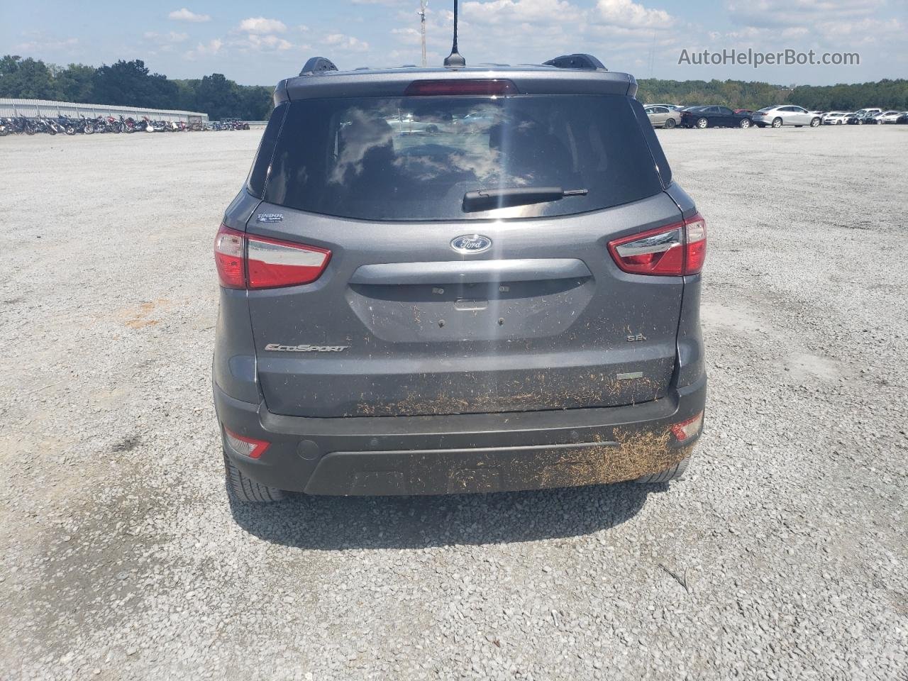 2019 Ford Ecosport Se Gray vin: MAJ3S2GE6KC274699