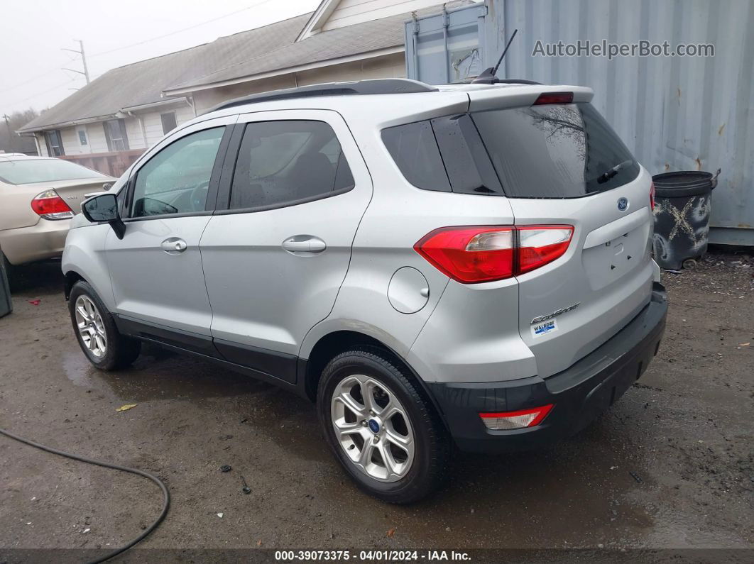 2019 Ford Ecosport Se Silver vin: MAJ3S2GE6KC275688