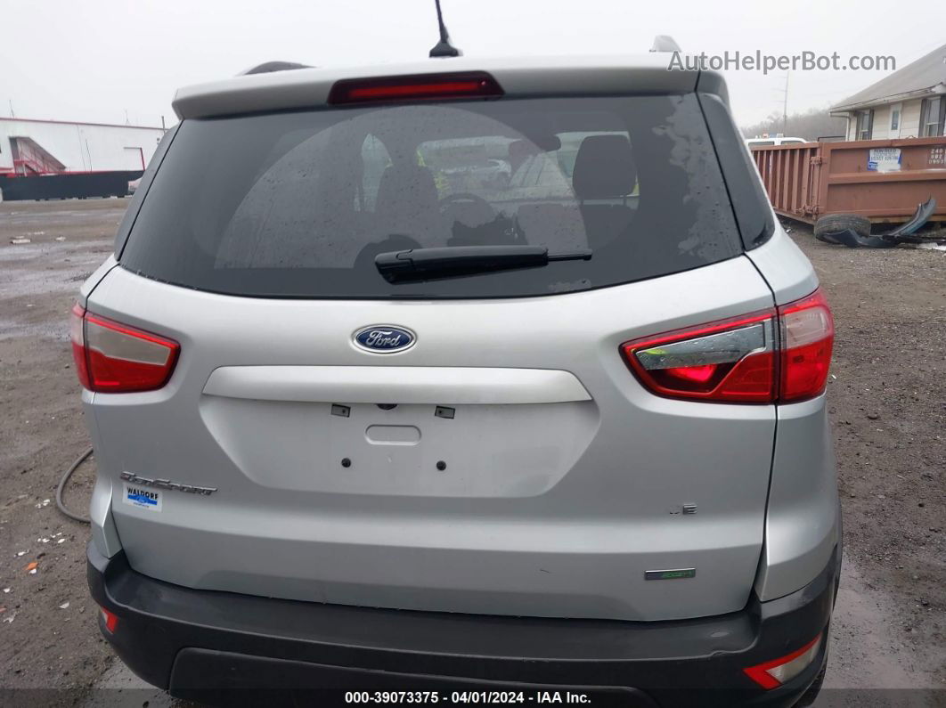 2019 Ford Ecosport Se Silver vin: MAJ3S2GE6KC275688