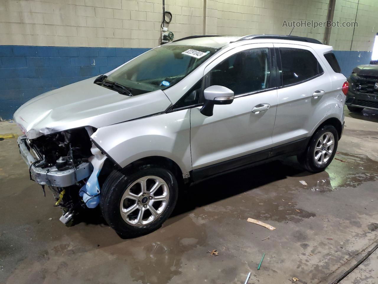 2019 Ford Ecosport Se Silver vin: MAJ3S2GE6KC277313