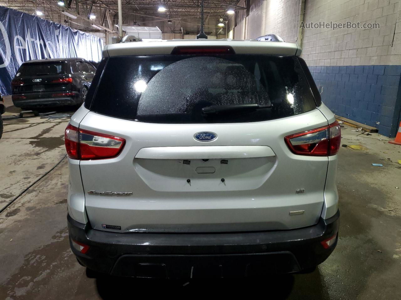 2019 Ford Ecosport Se Silver vin: MAJ3S2GE6KC277313